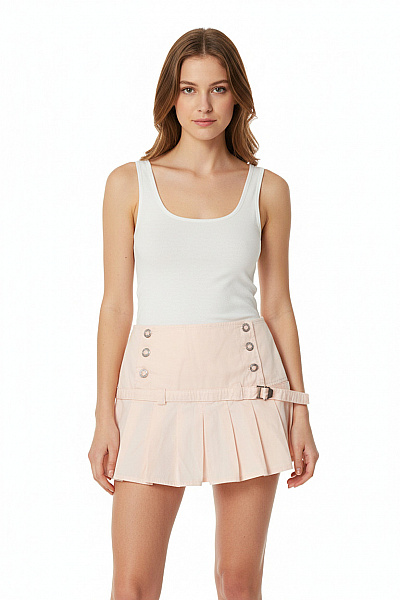 Džínová  Sukně Béžová Pinko Second Hand Vel. 38