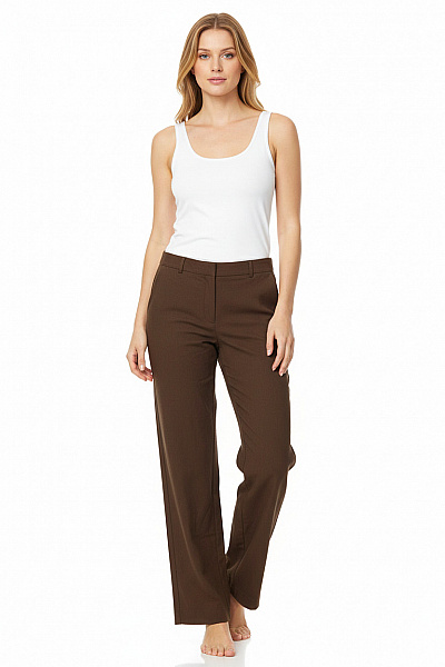 Společenské Dámské Kalhoty Zelené Envii