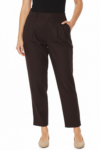 Massimo Dutti Dámské Kalhoty S Vysokým Sedem Černé Vel. 42