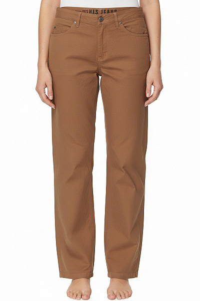 Dámské Kalhoty Hnědé Vel. 32/34