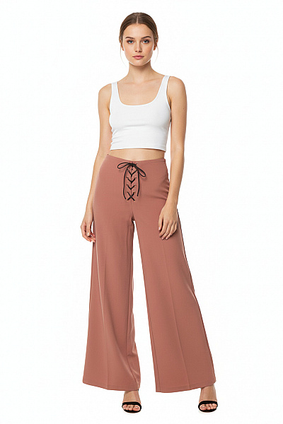 Topshop Dámské Kalhoty Růžové Second Hand Vel. 36