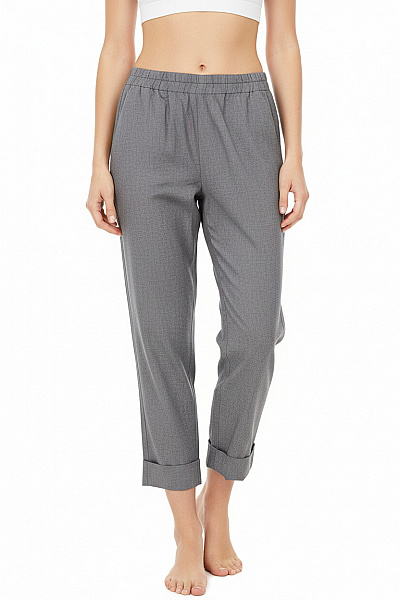 ZARA Dámské Kalhoty Rovné Modré Second Hand Vel. XS