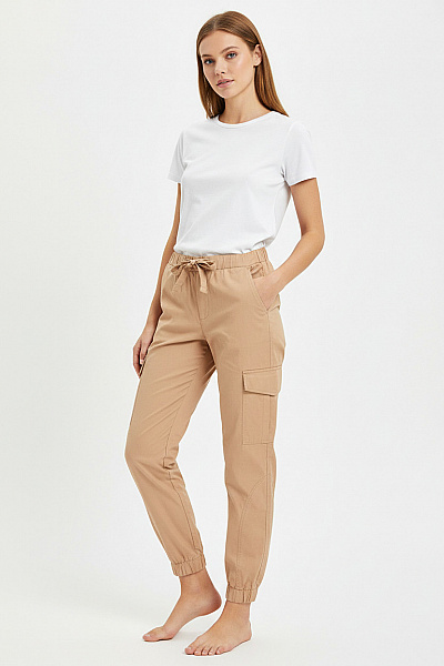 ZARA Dámské Kalhoty Kapsáče Hnědé Second Hand Vel. XS