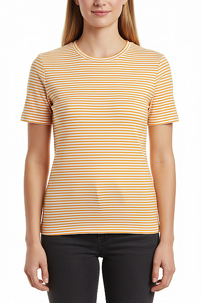 Dámské Tričko S Potiskem Oranžové Vel. M