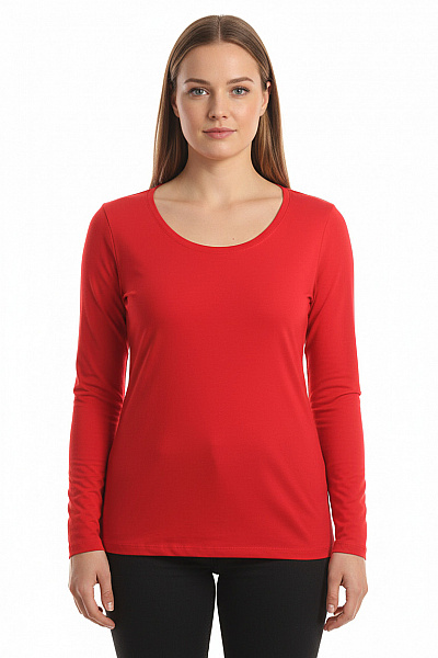 Esprit Jednoduché Dámské Tričko Červené Second Hand Vel. XL