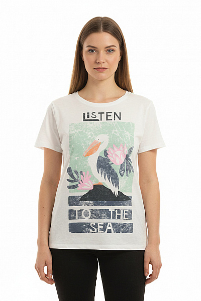 Dámské Tričko Bílé Esprit Second Hand Vel. XL