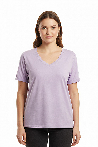 Dámské Tričko Fialové Vel. L
