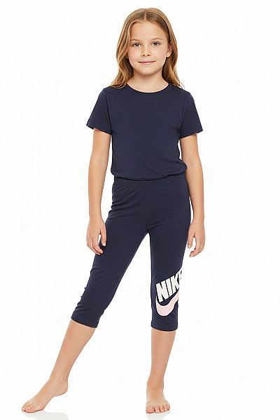 Dívčí Kalhoty Modrá Nike