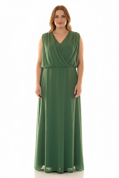 Společenské  Šaty Zelené Vel. 48