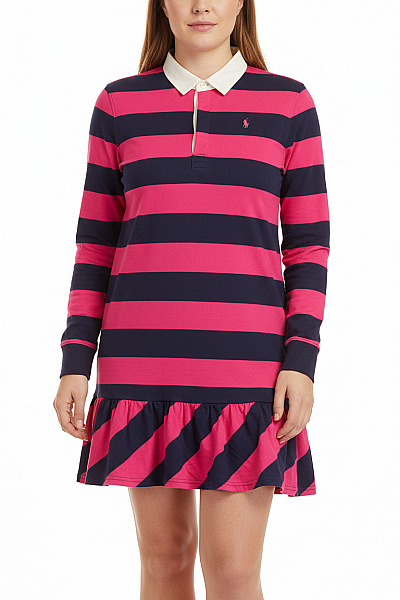 Ralph Lauren Košilové  Šaty Růžové Vel. XL