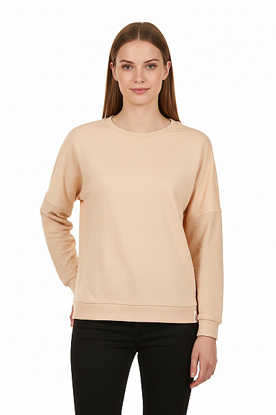 Dámská Mikina Béžová COTTON CANDY Vel. S