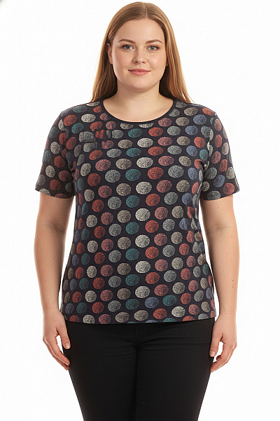 Dámské Tričko S Potiskem Modré Esprit Vel. XL