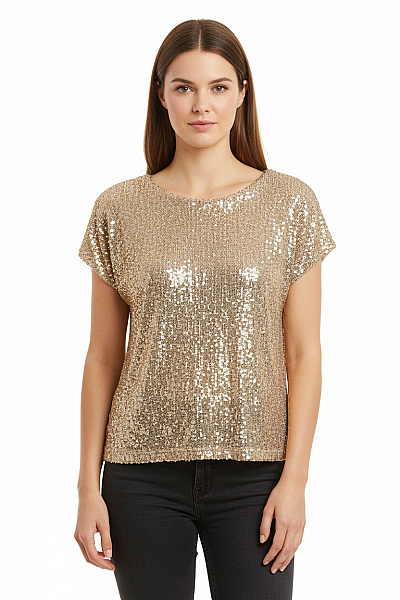 Halenka Zlatá New Look Second Hand Vel. 36