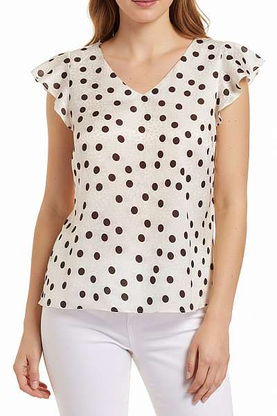 Wallis Vzorovaná  Halenka Černobílá Vel. 40