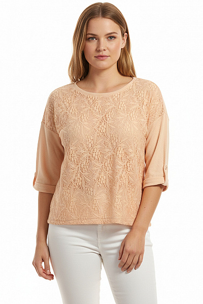  Halenka Pletená Růžová Esprit Second Hand Vel. XL