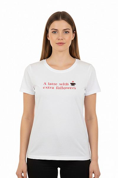 Dámské Tričko Bílé PULL&BEAR Vel. M