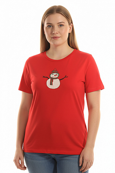 VERO MODA Dámské Tričko Červené Second Hand Vel. XL