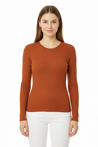 Monki Dámské Tričko Hnědé Vel. XXS