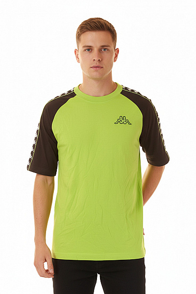 Sportovní Pánské Tričko Zelené Kappa Vel. M