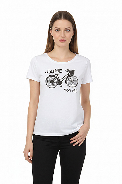 ONLY Dámské Tričko Bílé Second Hand Vel. M