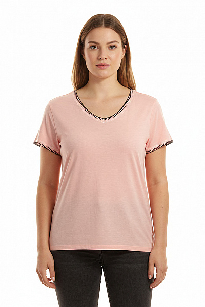 Dámské Tričko Růžové Esprit Vel. XL