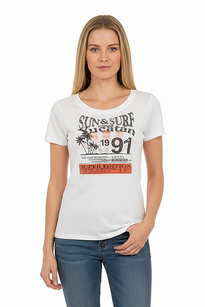 Dámské Tričko Bílé S.OLIVER Vel. M