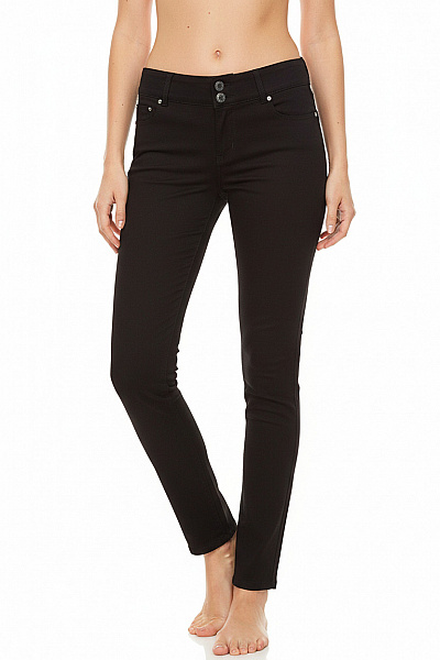 Dámské Kalhoty Černé PHILLIP PLEIN Second Hand Vel. 30/29