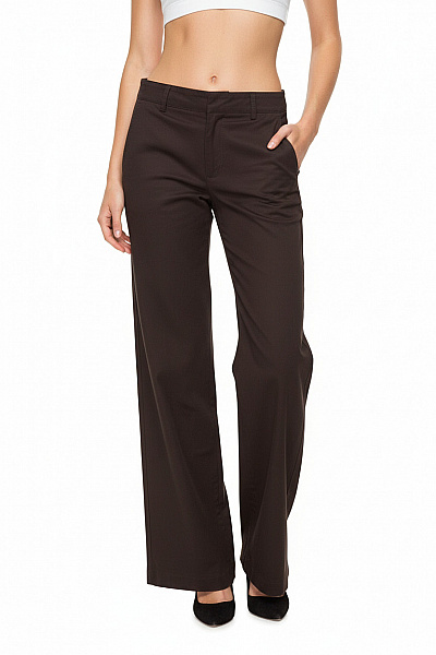 French Connection Dámské Kalhoty Rovné Černé