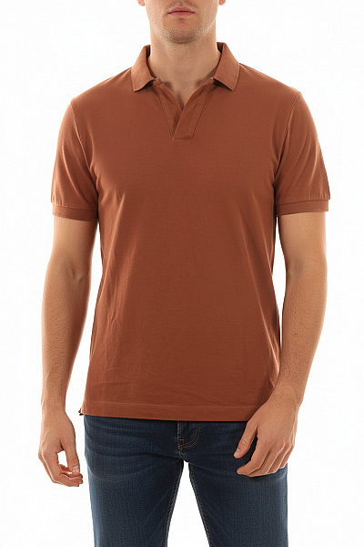 Pánské Tričko Hnědé Second Hand Vel. M