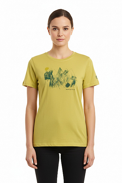 ORTOVOX Dámské Tričko S Potiskem Zelené