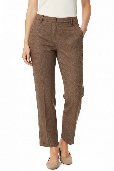 DAY-BIRGER ET MIKKELSEN Dámské Chino Kalhoty Vlněné Hnědé Vel. 36