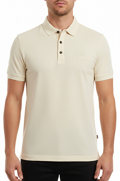 Pánské Tričko Béžové Hugo Boss Vel. M