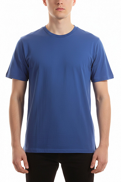 Jednoduché Pánské Tričko Modré Vel. S