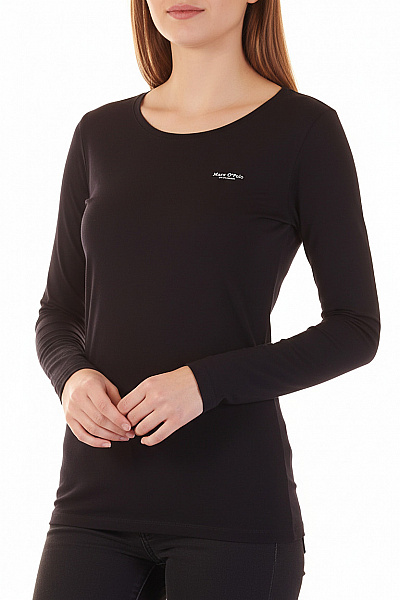 Jednoduché Dámské Tričko Modré Marc O´Polo Vel. S