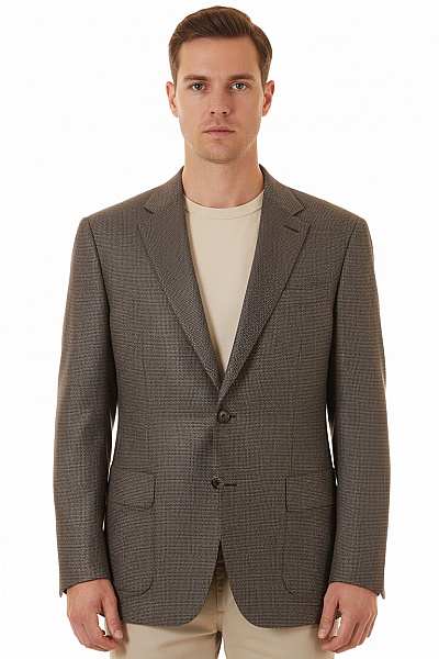 Pánské Sako Černobílé Vel. 54