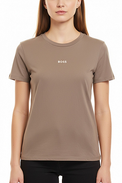 Jednoduché Dámské Tričko Šedé Hugo Boss Second Hand Vel. S