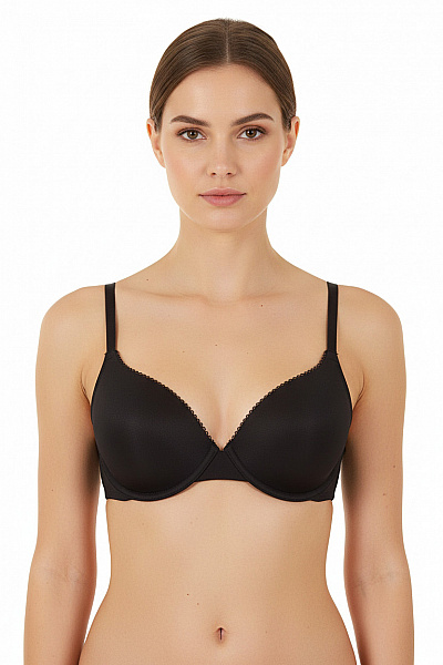 Ellen Tracy Dámská Hladká Podprsenka černá Push Up Velikost 36B