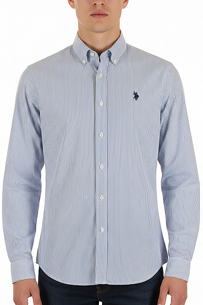 Pánská Košile Modrá U.S.POLO ASSN. Vel. M