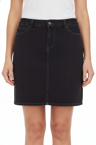 Džínová  Sukně Modrá TOMMY HILFIGER