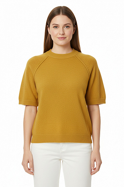 American Vintage Dámský Pulovr Žlutý