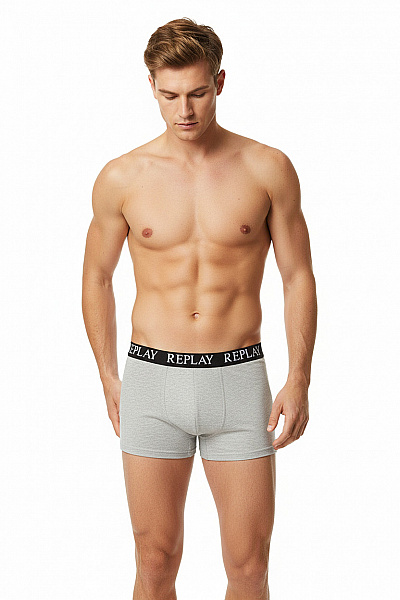 REPLAY Pánské Prádlo Šedé Vel. L