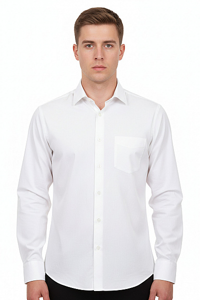 Van Laack Pánská Košile Jednobarevná Bílá Vel. 40