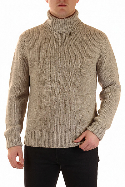 Pánský Svetr Vlněný Šedý