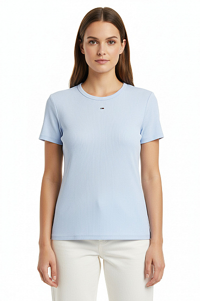TOMMY HILFIGER Dámské Tričko Modré Vel. L