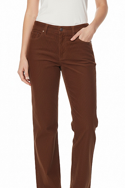 Teplé Dámské Kalhoty Hnědé MAC Vel. 33/34