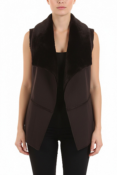 Dámská Vesta Černá Second Hand