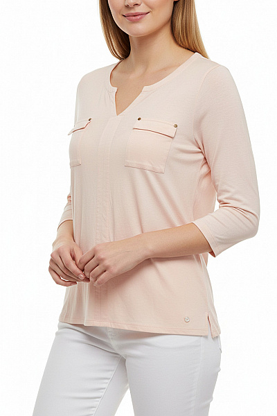 BRAX Jednoduché Dámské Tričko Růžové Vel. 42