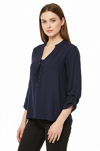 TOM TAILOR Halenka Modrá Vel. S