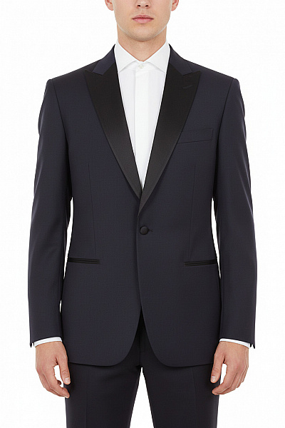 Pánské Sako Modré Vel. 52