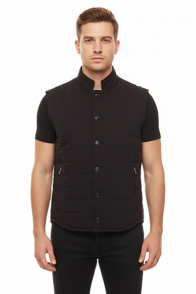 Windsor. Zimní Pánská Vesta Modrá Vel. XL